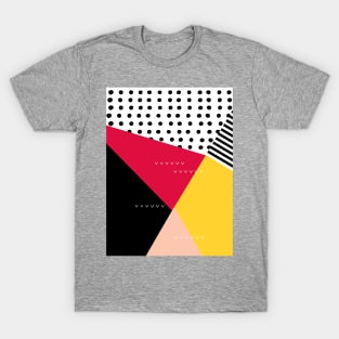 Minimalist Abstract Quilt Design T-Shirt